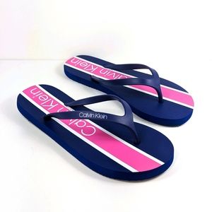 Calvin Klein flip flops